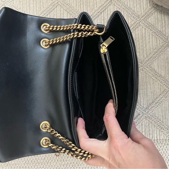 SAINT LAURENT Matelasse Calfskin LouLou Chain Small Crossbody Bag - Picture 16 of 16